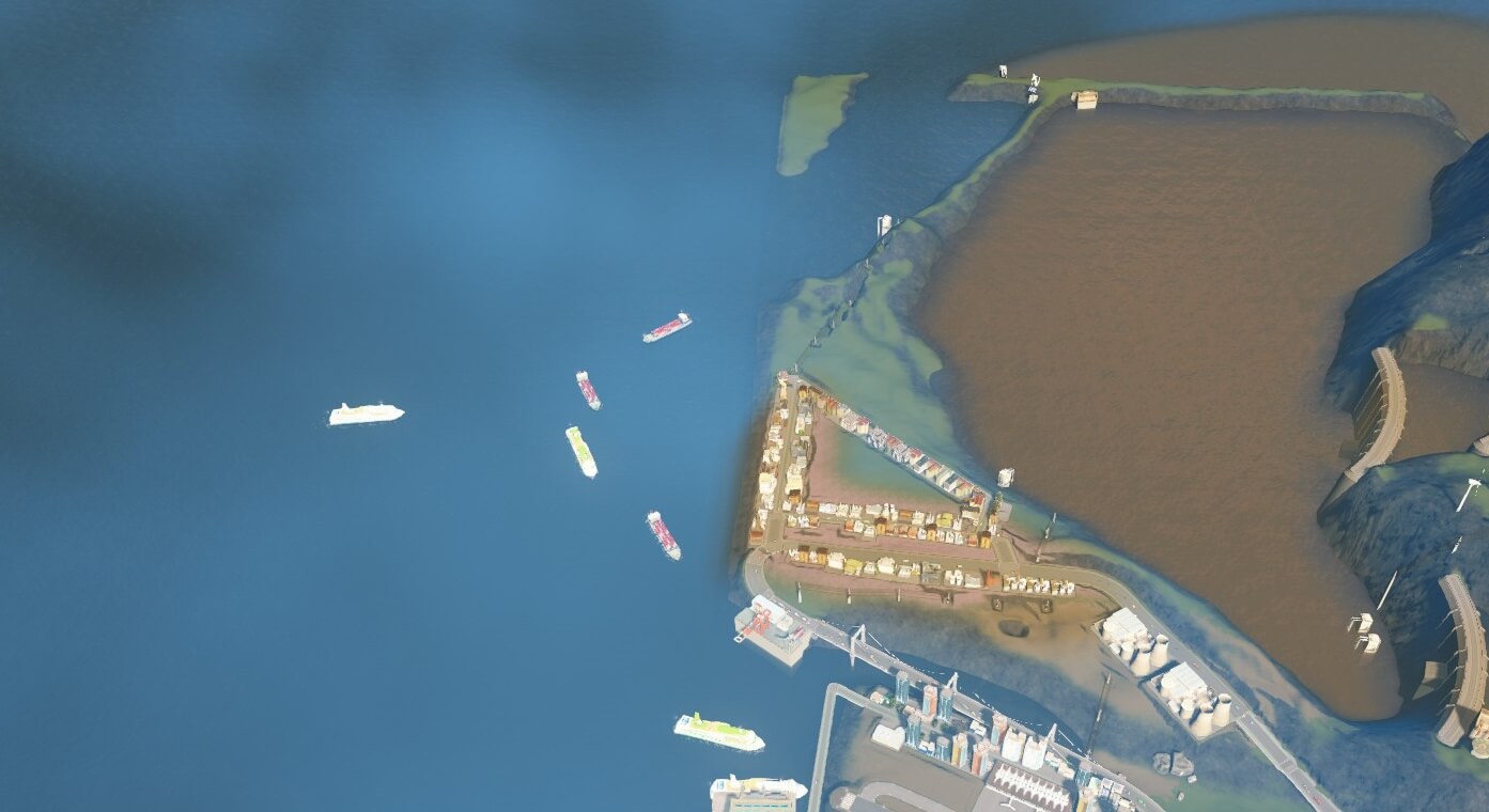 Cities:Skylines 土木工事完了