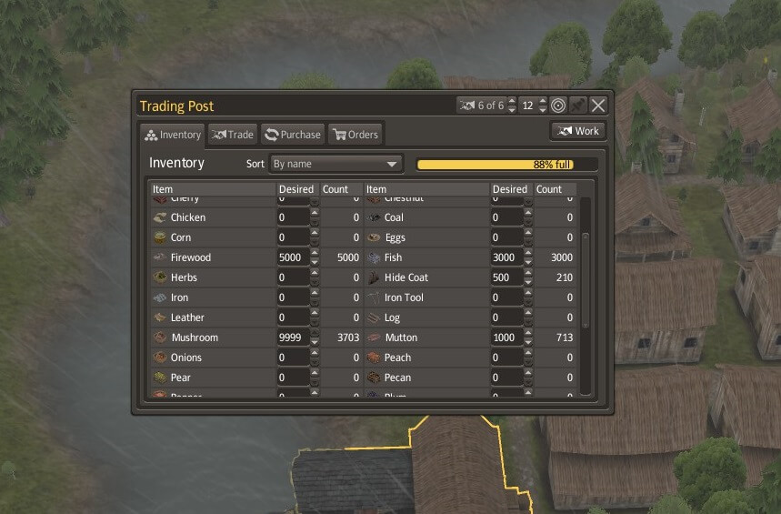 Banished 倉庫の代わりに使う交易所