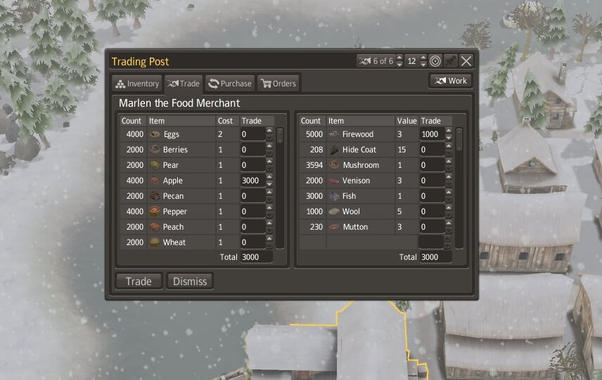 Banished 交易所の中
