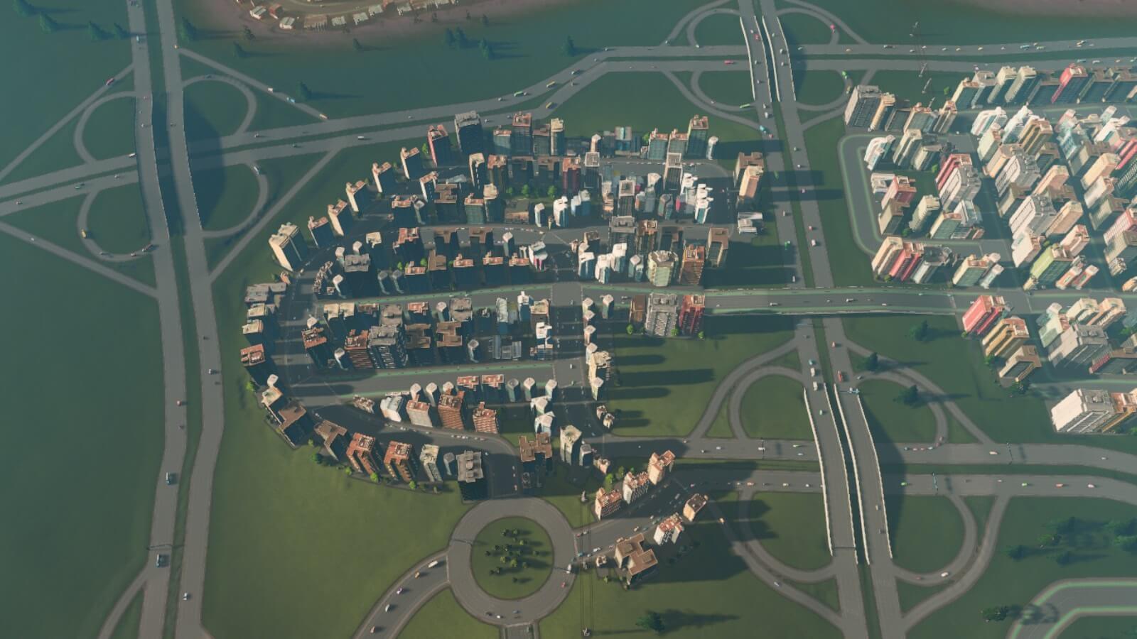 Cities Skylines攻略ブログ 渋滞を発生させない高速道路作りのコツ Game Play360